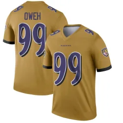 NFL Baltimore Ravens RFLCTV (Odafe Oweh) Men's Fashion Football Jersey.