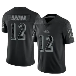 NFL Baltimore Ravens RFLCTV (J.K. Dobbins) Men's Fashion Football Jersey.