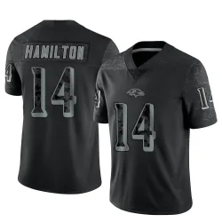 Nike Men's Baltimore Ravens Kyle Hamilton #14 Purple Game Jersey